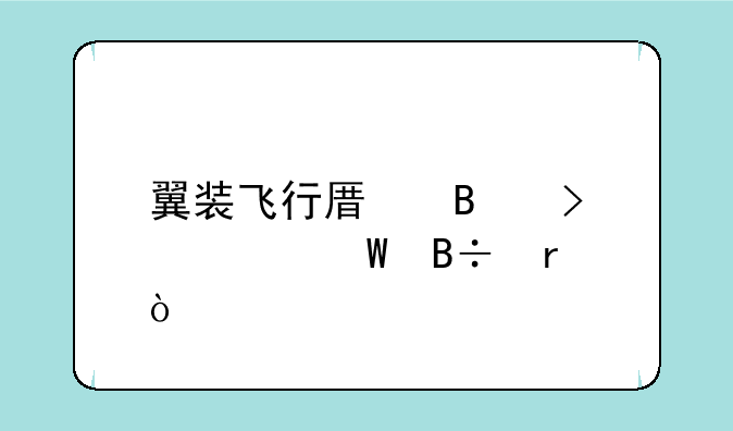 翼装飞行原理及如何落地？