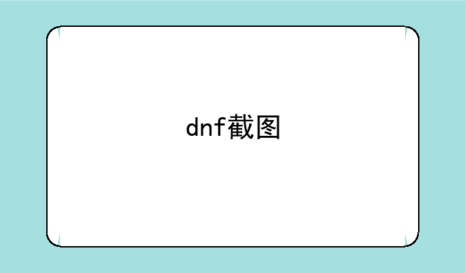 dnf截图
